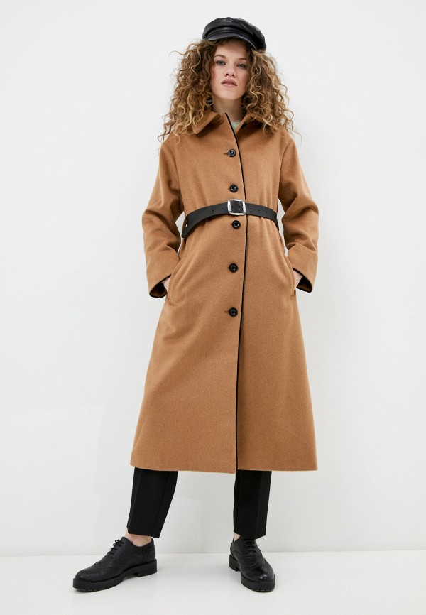 Пальто Smith's brand цвет коричневый 