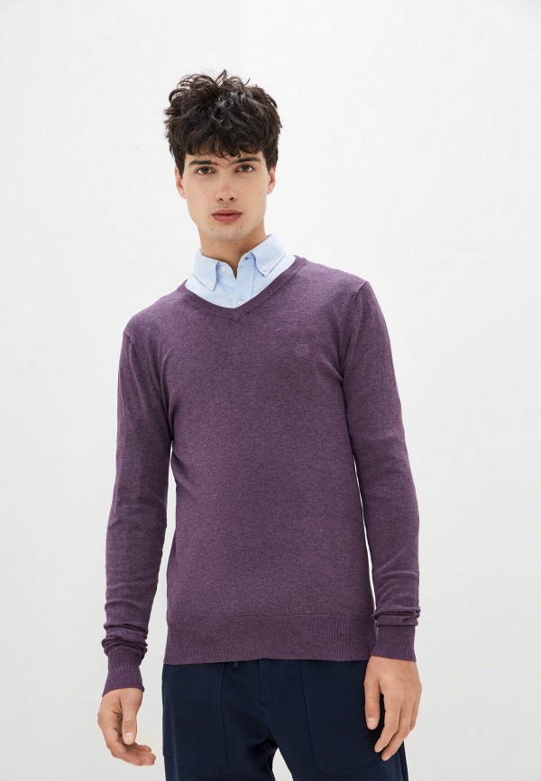 Пуловер Al Franco цвет фиолетовый 
