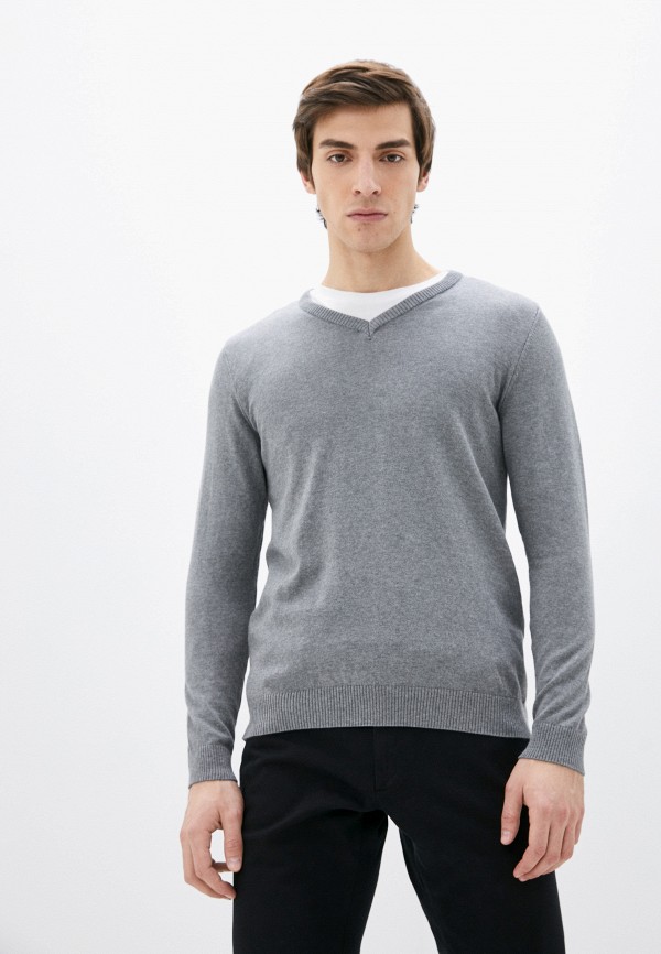 Пуловер DeFacto цвет серый 