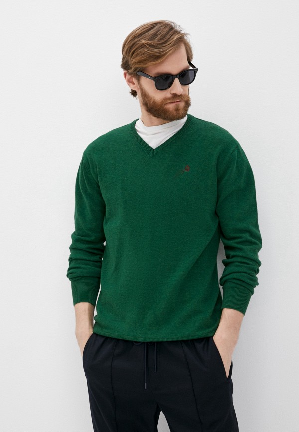 Пуловер El Caballo Sevilla 1892 цвет зеленый 