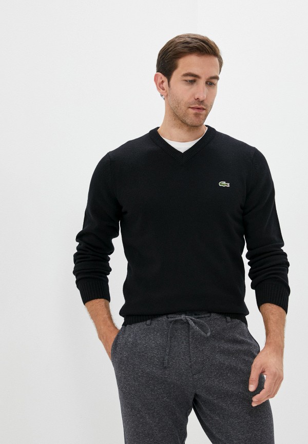 Пуловер Lacoste цвет черный 