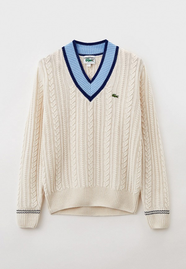 Пуловер Lacoste цвет белый 