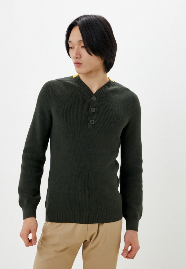 Пуловер Lacoste цвет хаки 