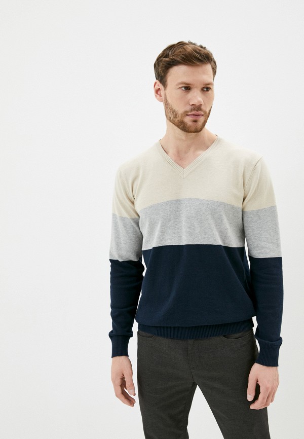 Пуловер W.sharvel цвет разноцветный 