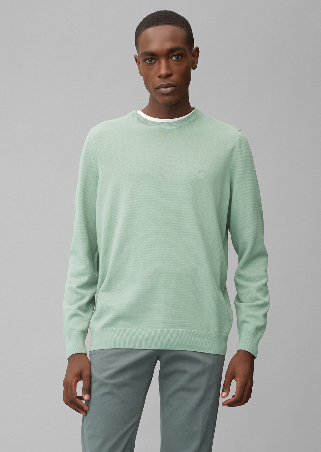 Пуловер Marc O'Polo 506660398/413 цвет Зеленый 506660398/413