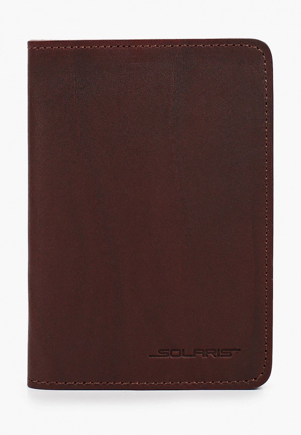 Обложка для паспорта Solaris цвет коричневый 