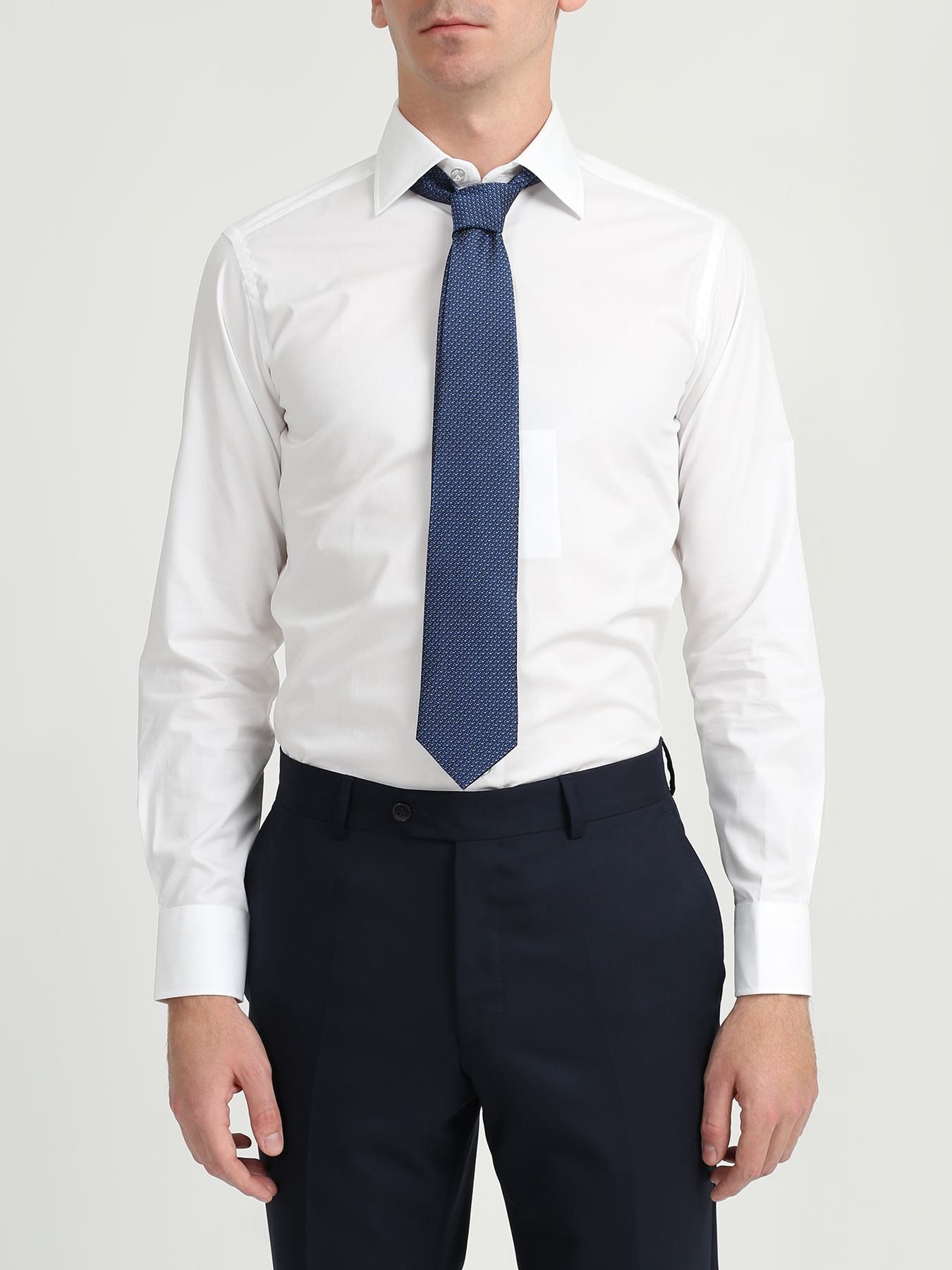 Alessandro Manzoni Шелковый галстук с узорами 324188-185