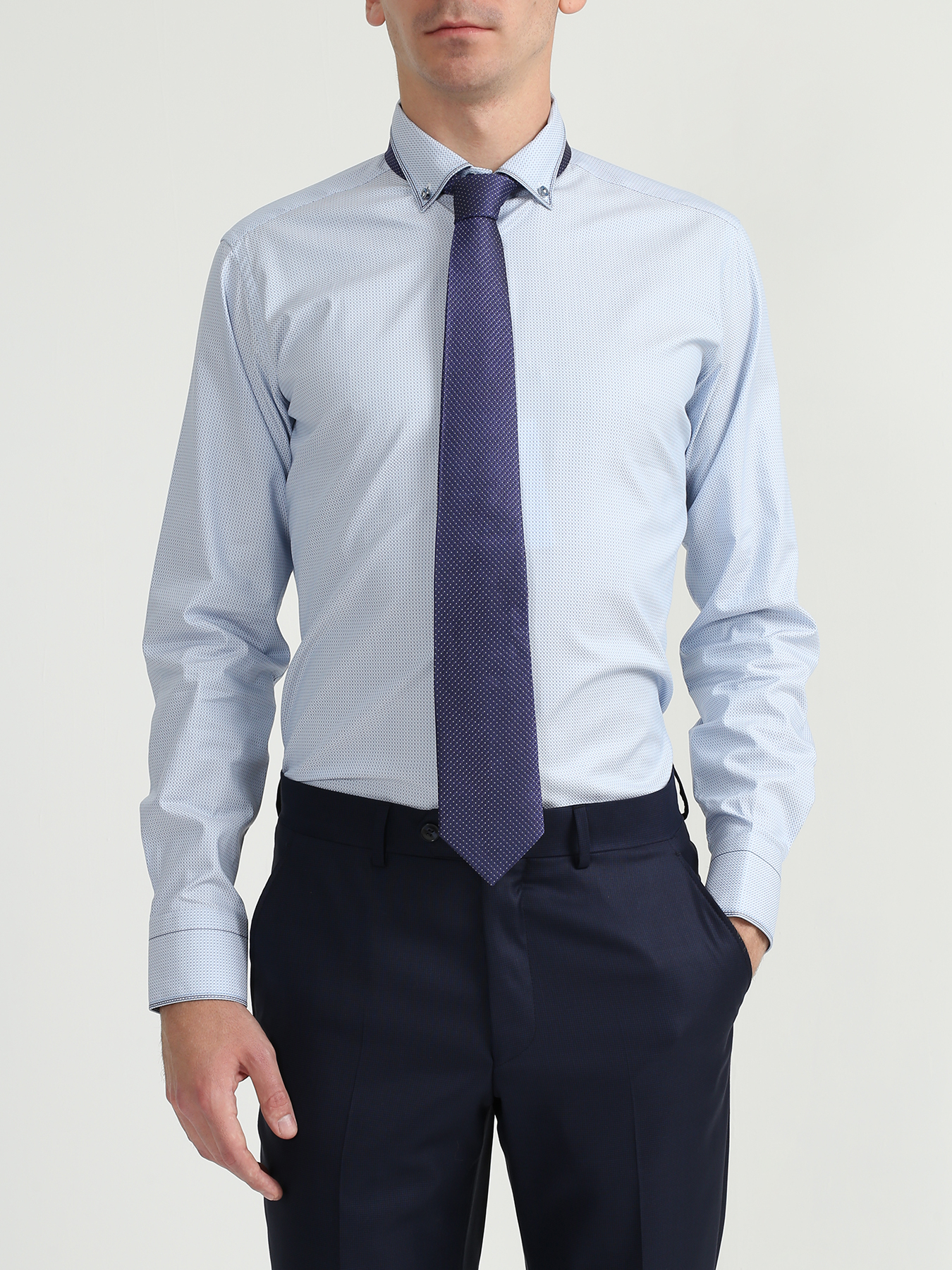 Alessandro Manzoni Шелковый галстук с узорами 324192-185