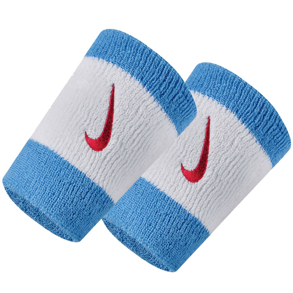 Напульсники Nike Swoosh Doublewide Wristbands - 2 шт N.000.1586.153.OS