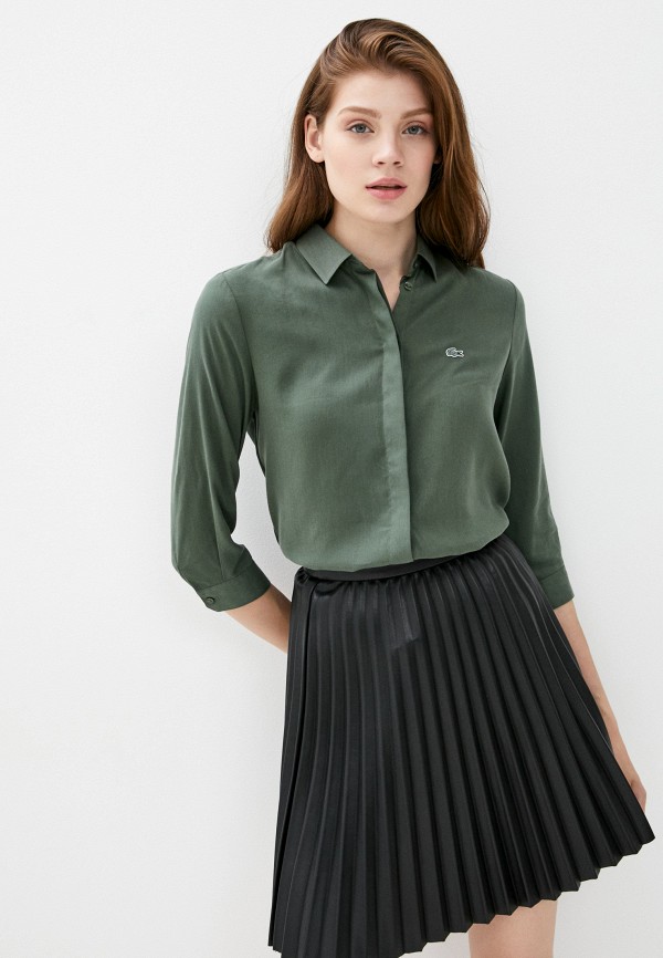 Рубашка Lacoste цвет зеленый 