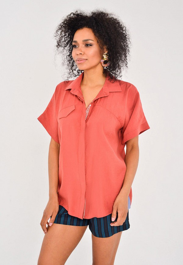 Рубашка Mondigo цвет коралловый 