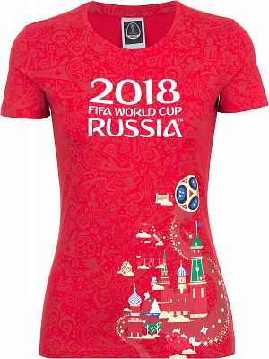 Футболка женская 2018 FIFA World Cup Russia™ FFTSW02H1M