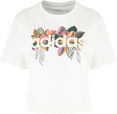 Футболка женская adidas Farm Print Boyfriend Cropped Logo EI6RXU997L