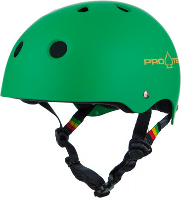 Шлем Pro-Tec Pro-Tec Classic Skate Matte Rasta Green 1202131GRM