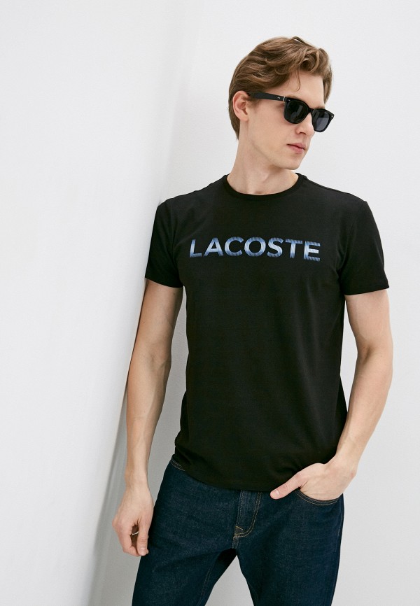 Футболка Lacoste цвет черный 