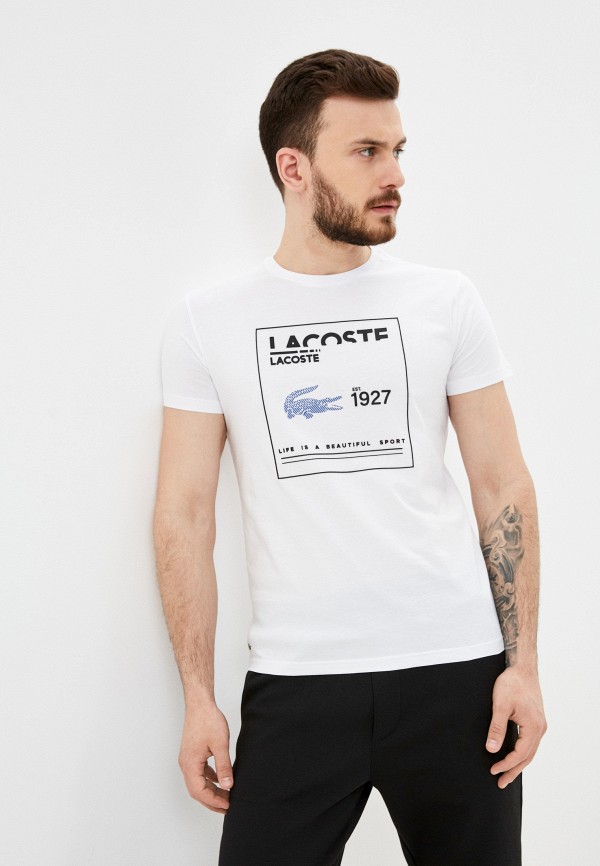 Футболка Lacoste цвет белый 