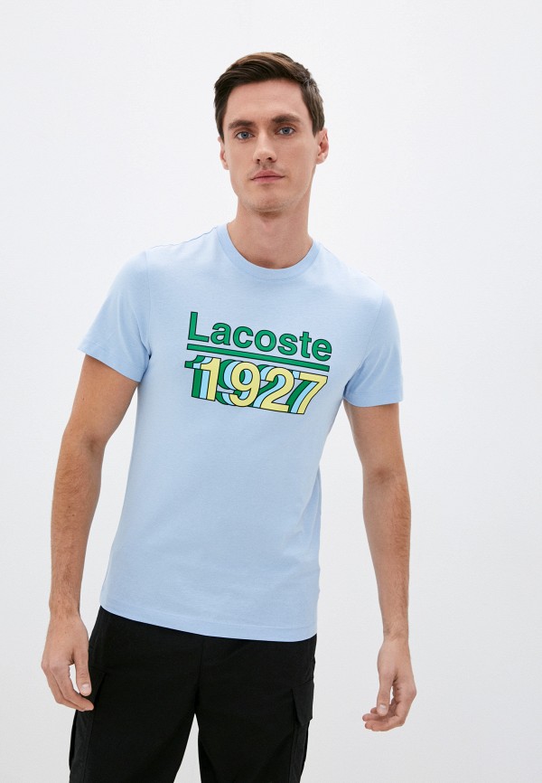 Футболка Lacoste цвет голубой 