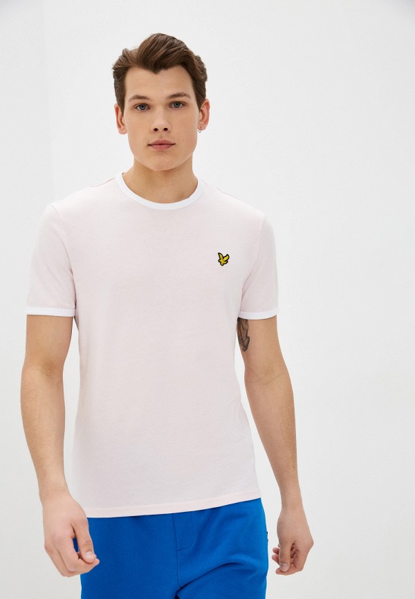 Футболка Lyle & Scott цвет розовый 