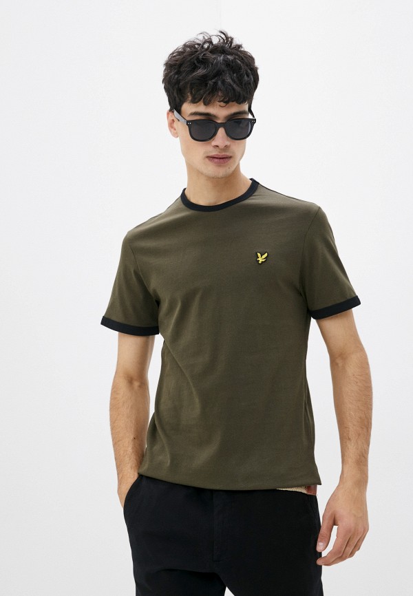 Футболка Lyle & Scott цвет хаки 