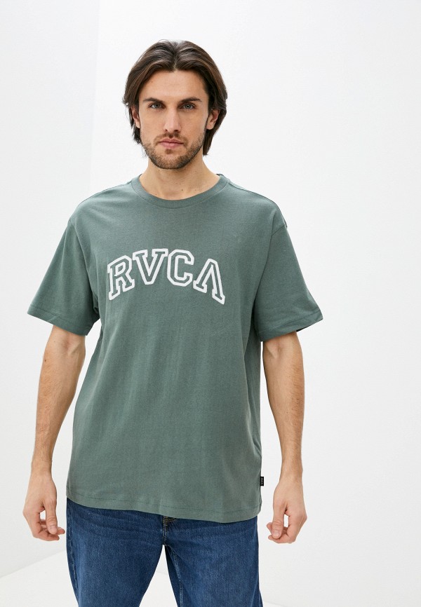 Футболка RVCA цвет зеленый 