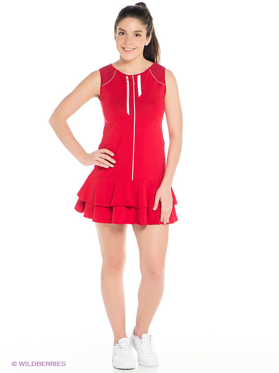 Красные спортивные платья