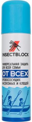 Аэрозоль от всех кровососущих насекомых и клещей Insectblock EIBOE004S0