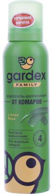Аэрозоль-репеллент от комаров Gardex Family, 150 мл P0155