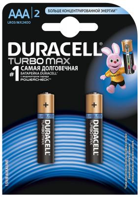 Батарейки щелочные Duracell Turbo AAA/LR03, 2 шт. 4823