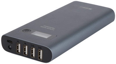 Внешний аккумулятор INTERSTEP 24 000 мАч, 4USB/3A, Li-Ion SPG UD3UOZCIXZ