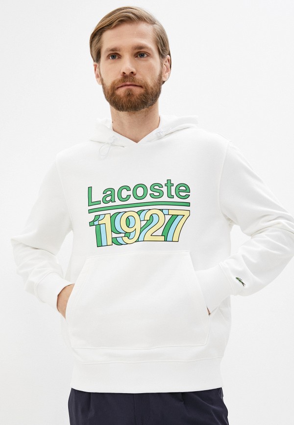 Худи Lacoste цвет белый 