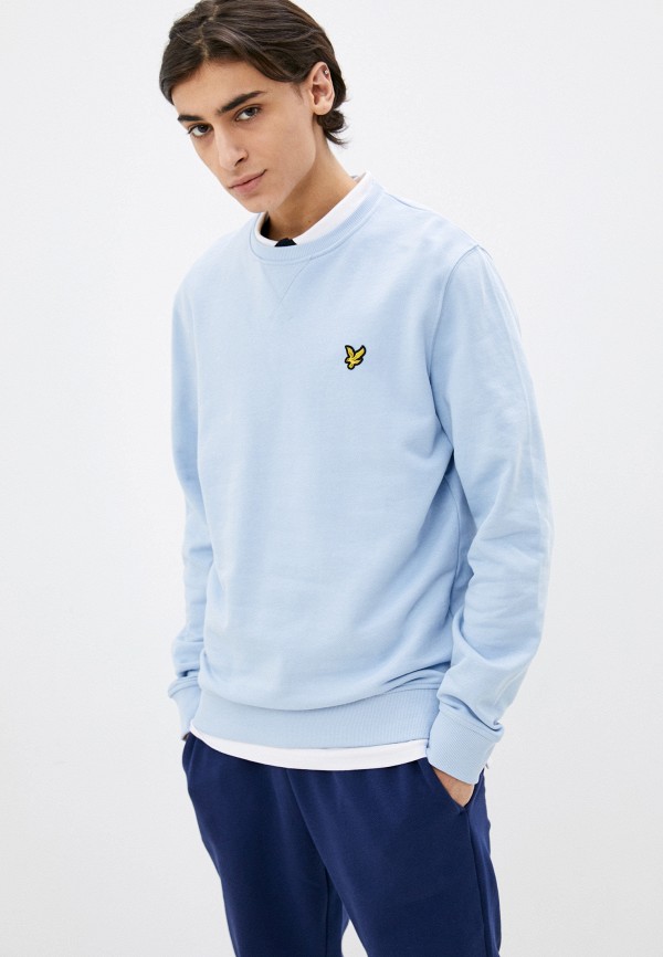 Свитшот Lyle & Scott цвет голубой 