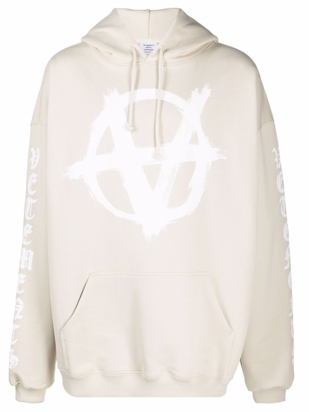 VETEMENTS флисовое худи Anarchy с логотипом  UE52TR460W1601