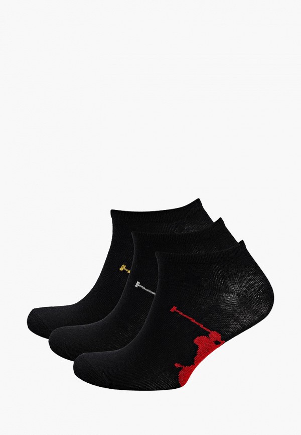 Носки 3 пары Polo Ralph Lauren цвет черный 