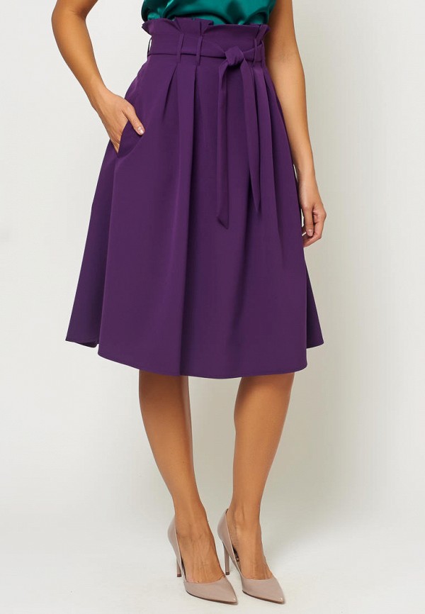 Фиолетовая женская юбка