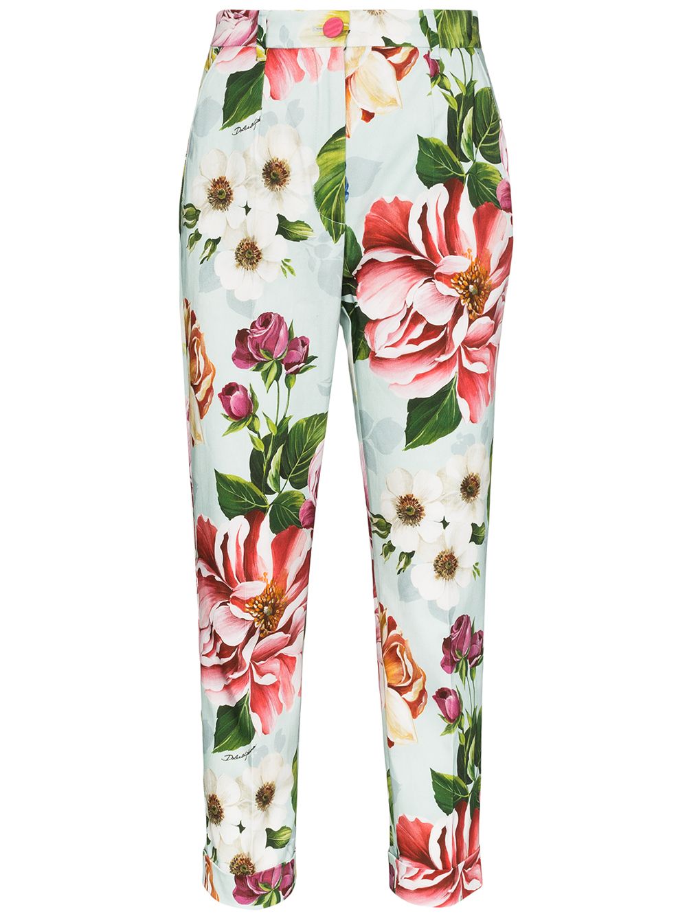 dolce and gabbana floral pants