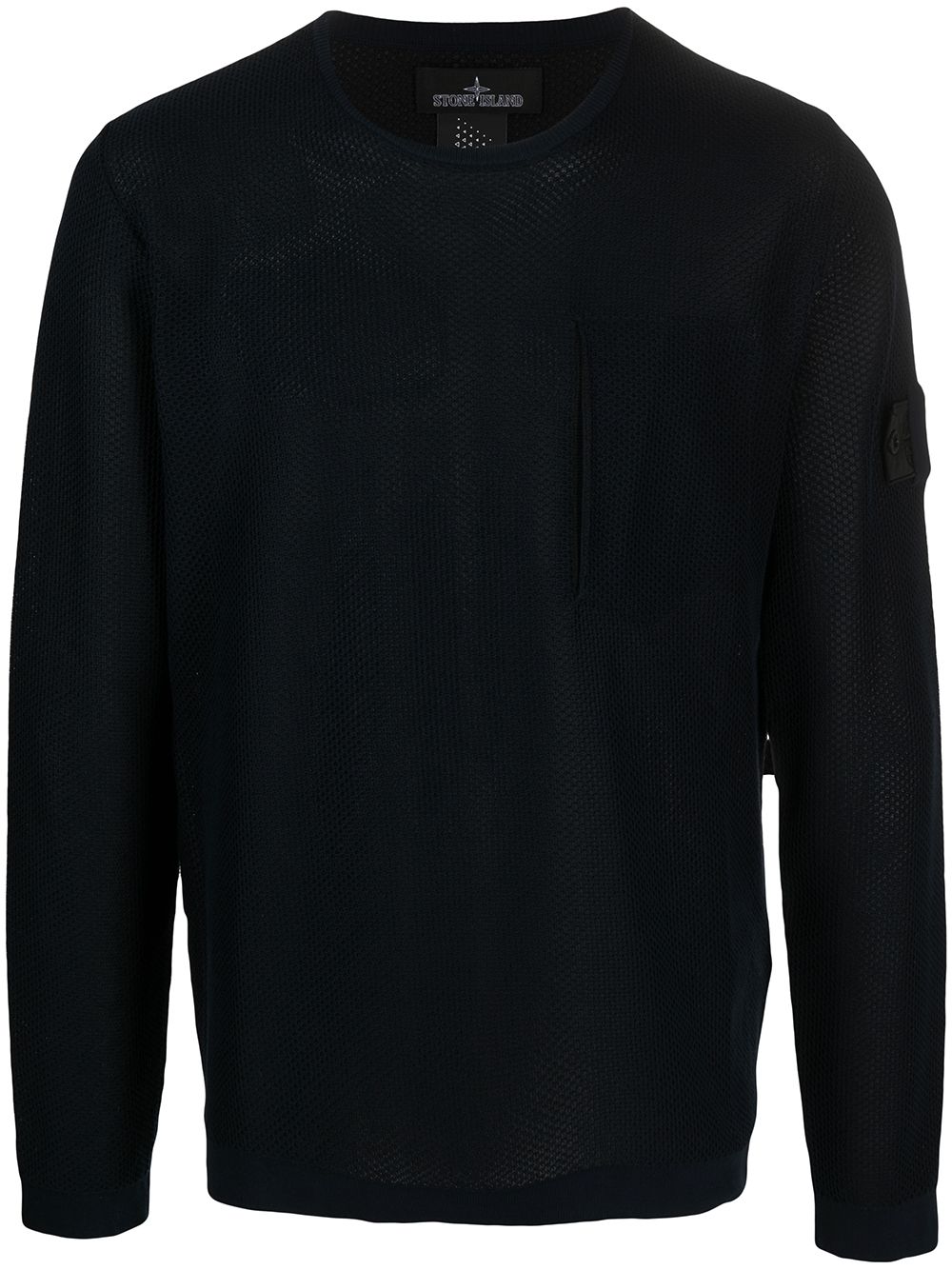 Stone Island Shadow Project свитер с нашивкой-логотипом  7419505A3