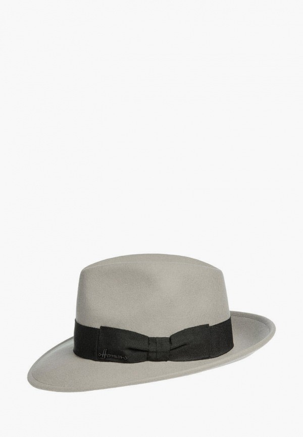 Шляпа Herman цвет серый 