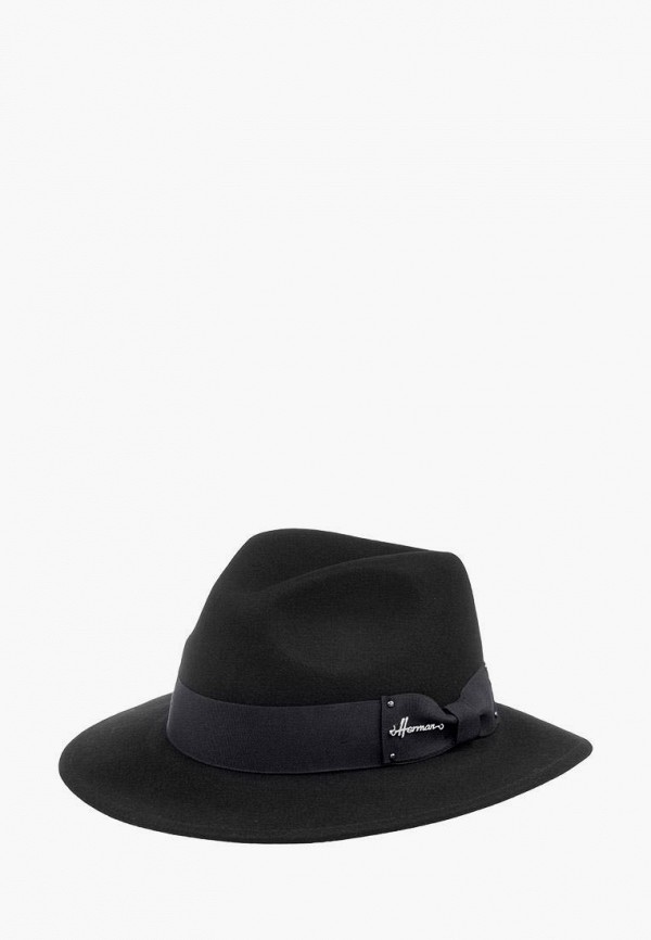 Шляпа Herman цвет черный 