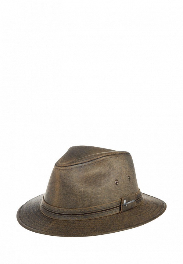 Шляпа Herman цвет коричневый 