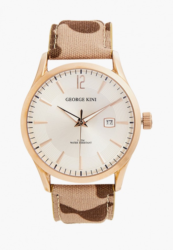 Часы George Kini цвет коричневый 