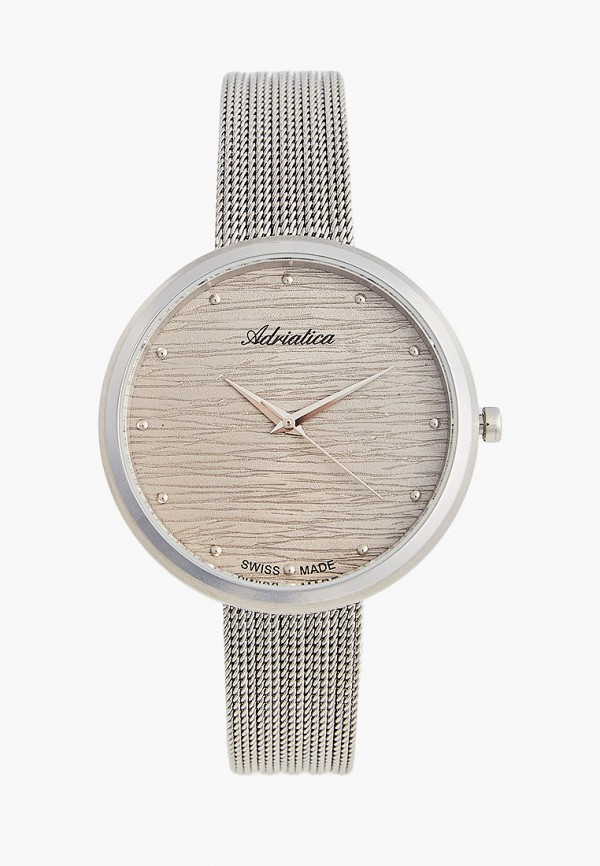 Часы Adriatica цвет серебряный 