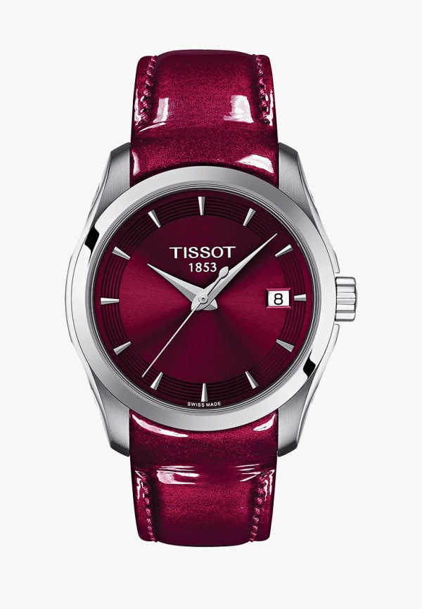 Часы Tissot цвет бордовый 