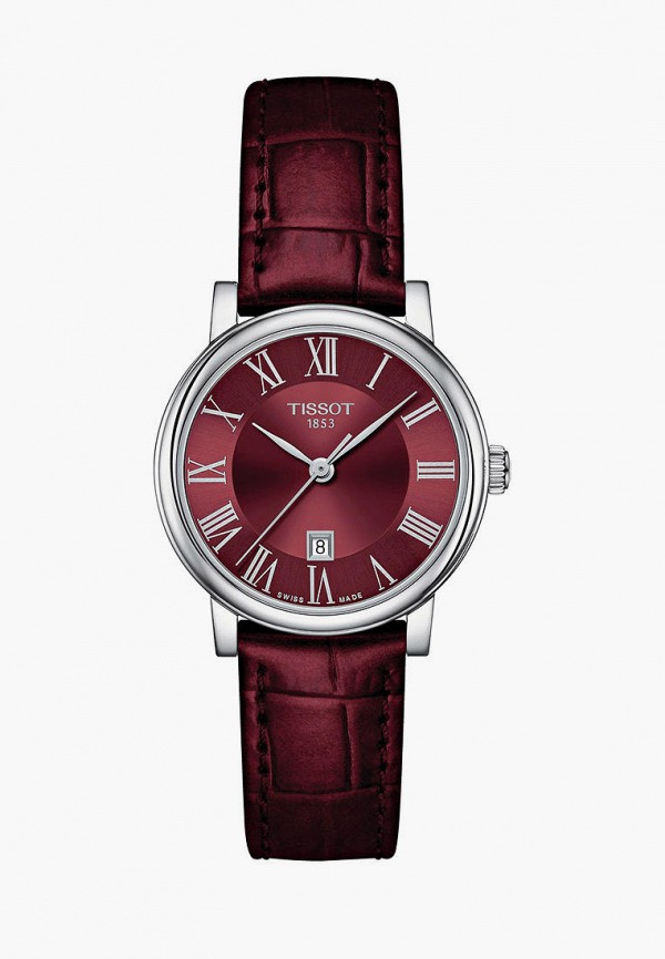 Часы Tissot цвет бордовый 